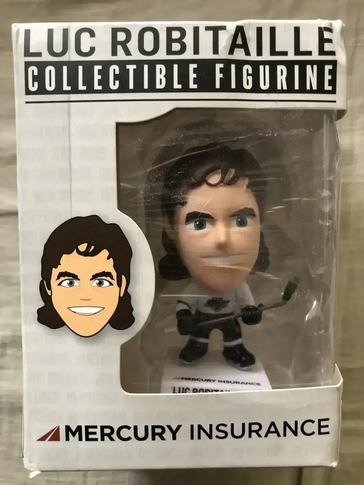 Luc Robitaille Los Angeles Kings 2017 Mercury Insurance mini figurine - AutographsForSale.com