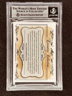 Jack Buck 2014 Leaf Masterpiece Cut Signature certified signed card 1/1 JSA St Louis Cardinals - AutographsForSale.com