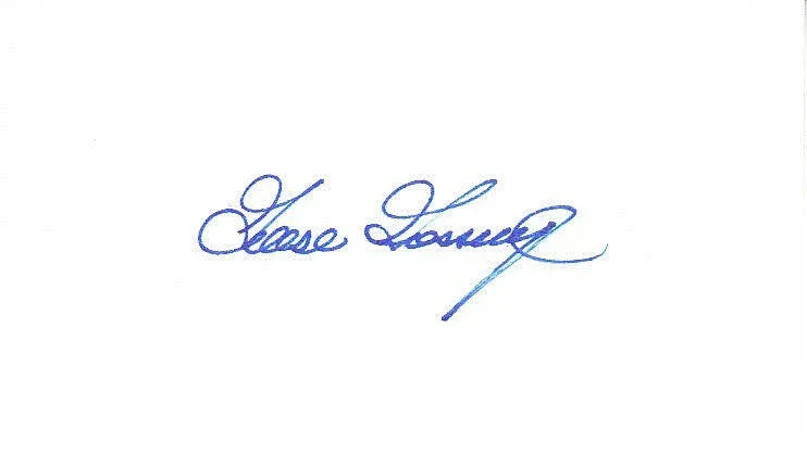 Goose Gossage signed 3x5 index card Padres White Sox Yankees - AutographsForSale.com