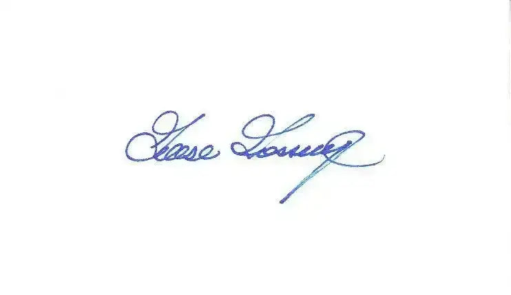 Goose Gossage signed 3x5 index card Padres White Sox Yankees - AutographsForSale.com