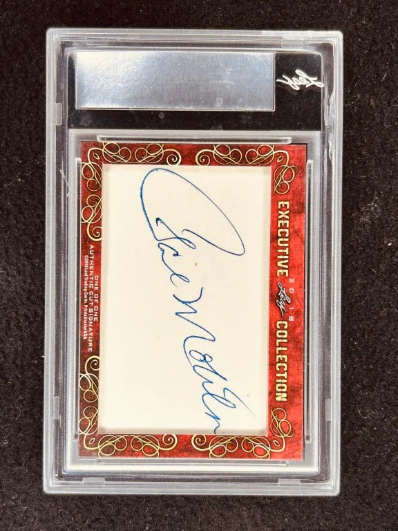 Rod Carew & Paul Molitor 2018 Leaf Masterpiece Cut Signature certified signed card 1/1 JSA Twins - AutographsForSale.com
