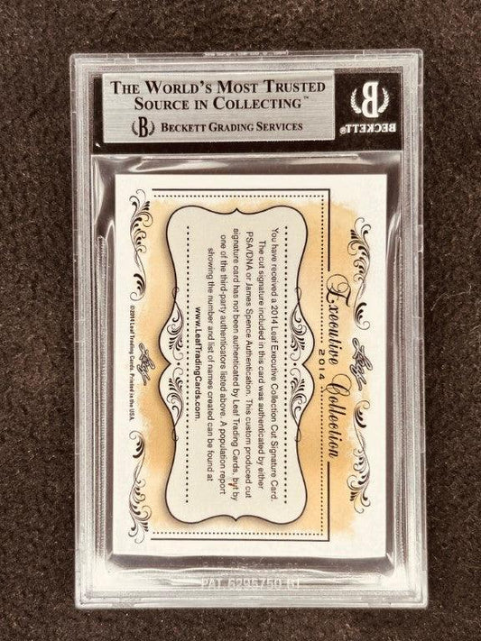 Gene Sarazen 2014 Leaf Masterpiece Cut Signature certified autograph golf card 1/1 JSA - AutographsForSale.com