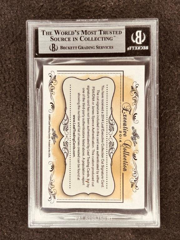 Gene Sarazen 2014 Leaf Masterpiece Cut Signature certified autograph golf card 1/1 JSA - AutographsForSale.com