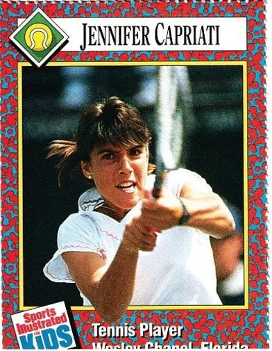 Jennifer Capriati 1991 SI for Kids tennis Rookie Card - AutographsForSale.com