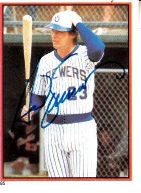 Ted Simmons autographed Milwaukee Brewers 1983 Topps sticker - AutographsForSale.com