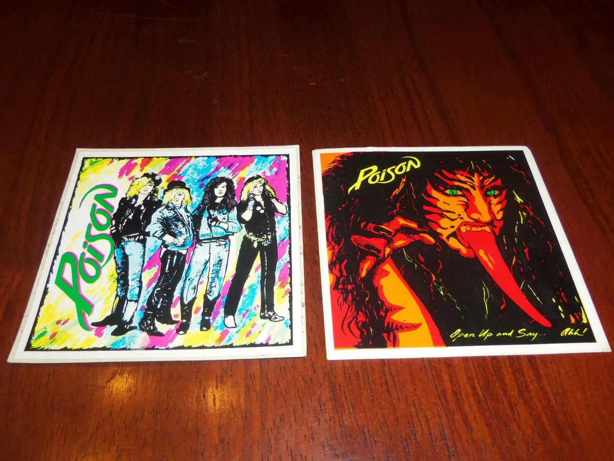 Poison 2 4x4 decals stickers (Open Up & Say. . . Ahh!) - AutographsForSale.com