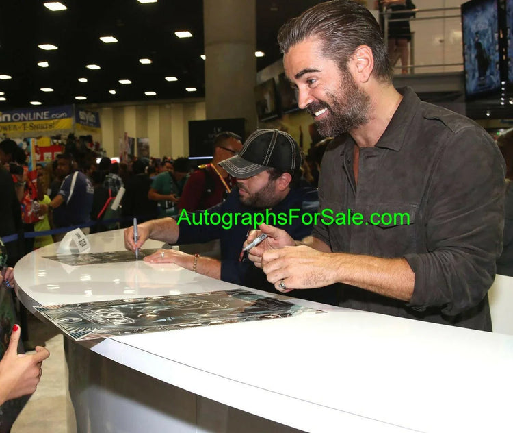 Fantastic Beasts cast signed 2016 SDCC movie poster Colin Farrell Eddie Redmayne JSA - AutographsForSale.com