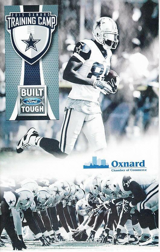 2015 Dallas Cowboys Training Camp program Dez Bryant cover - AutographsForSale.com