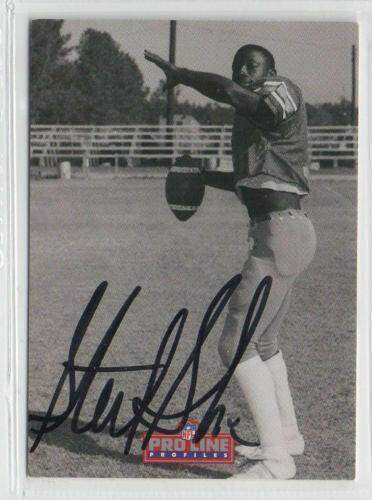 Sterling Sharpe certified signed Glennville High School 1992 Pro Line Profiles card - AutographsForSale.com