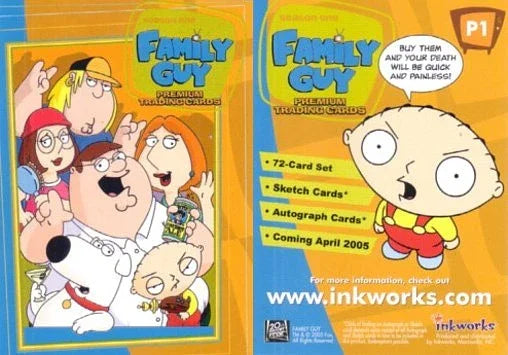 Family Guy cast 2005 Inkworks promo card P1 - AutographsForSale.com