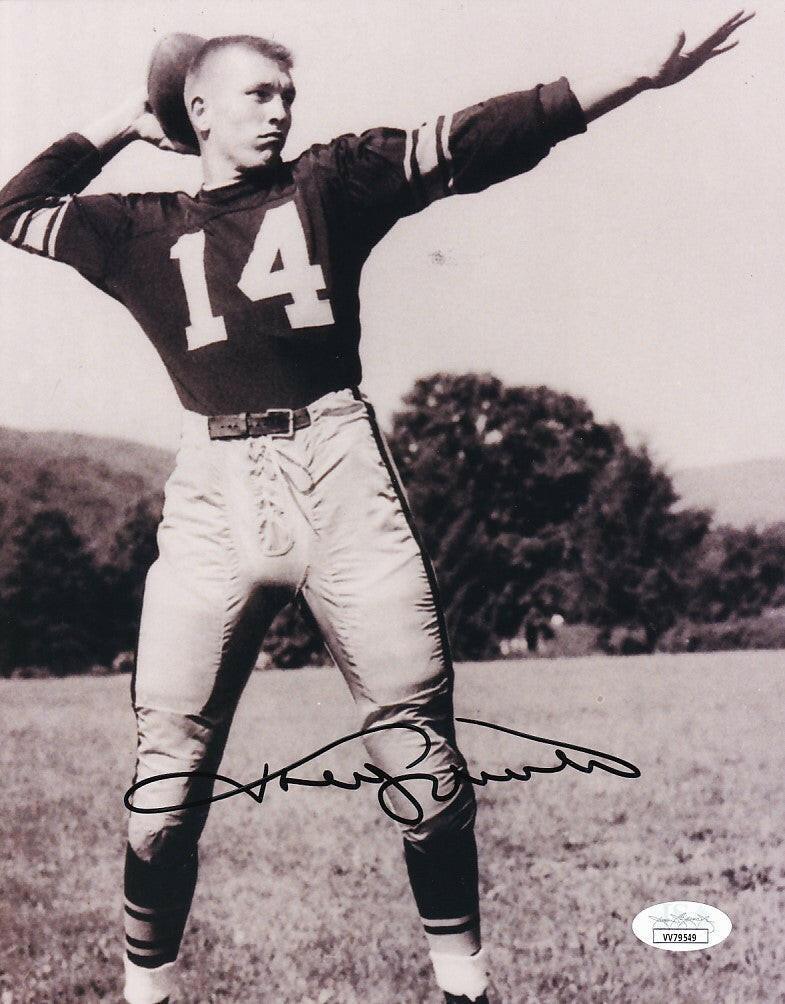 Johnny Unitas autographed 1955 Pittsburgh Steelers 8x10 photo JSA - AutographsForSale.com