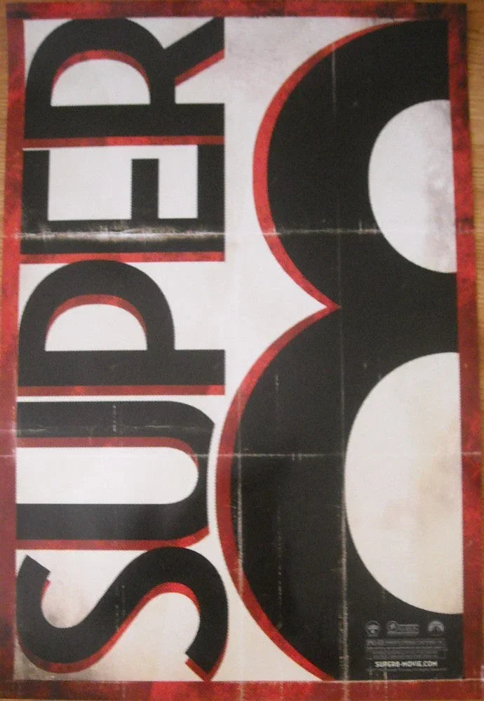 Super 8 movie 2011 mini poster J.J. Abrams Elle Fanning Steven Spielberg - AutographsForSale.com