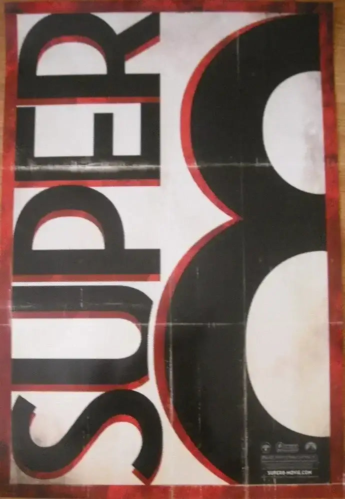 Super 8 movie 2011 mini poster J.J. Abrams Elle Fanning Steven Spielberg - AutographsForSale.com