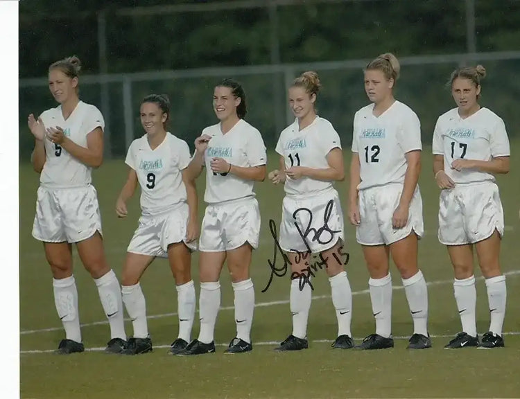 Susan Bush signed 1999 North Carolina Tar Heels soccer 8x10 photo - AutographsForSale.com