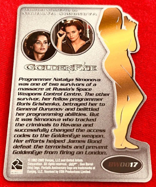 James Bond 40th Anniversary 2002 Rittenhouse Women chase card BW0017 - AutographsForSale.com