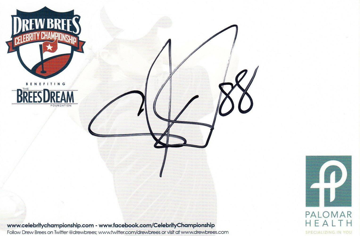 Chris Woods autographed 4x6 signature card Auburn Raiders - AutographsForSale.com