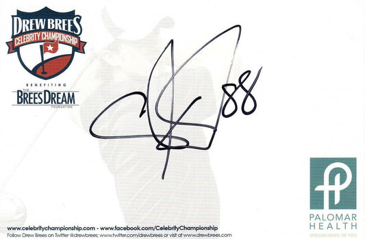 Chris Woods autographed 4x6 signature card Auburn Raiders - AutographsForSale.com