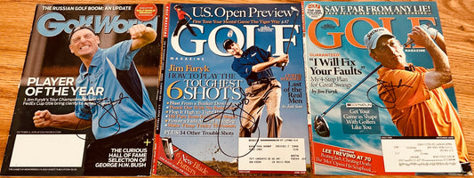 3 Jim Furyk signed golf magazines covers 2003 US Open winner - AutographsForSale.com