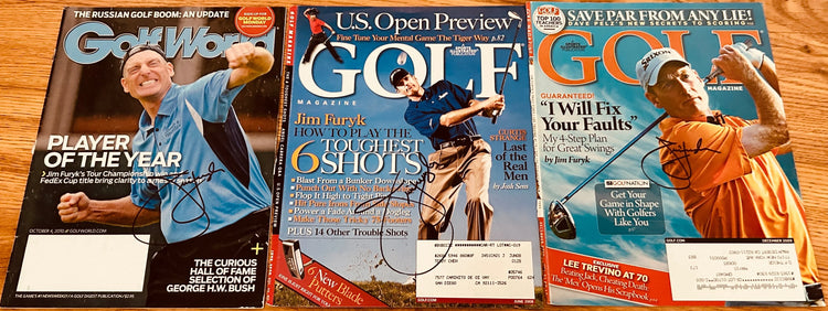 3 Jim Furyk signed golf magazines covers 2003 US Open winner - AutographsForSale.com
