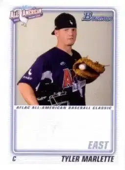Tyler Marlette 2010 AFLAC Bowman Rookie Card - AutographsForSale.com