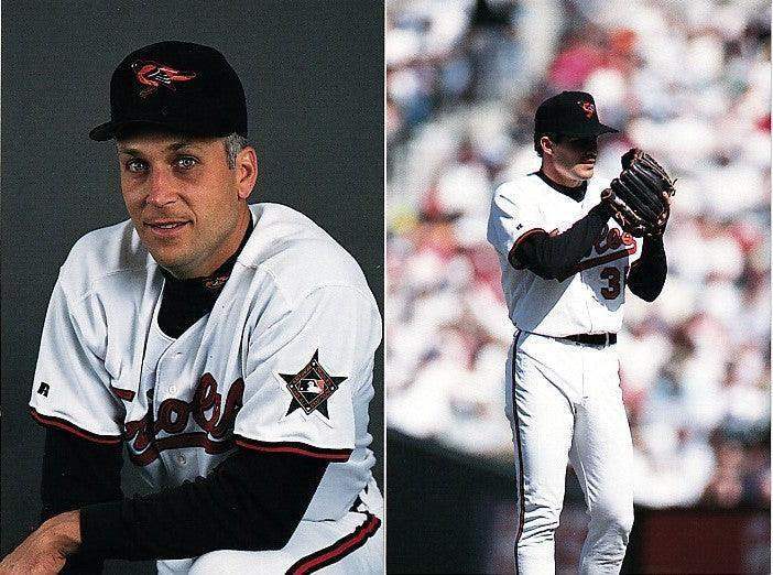 Cal Ripken Mike Mussina Orioles team issue 1993 photo cards - AutographsForSale.com