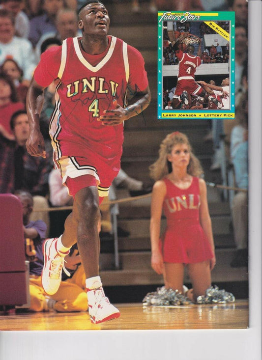 Larry Johnson autographed UNLV Rebels Beckett back cover photo - AutographsForSale.com