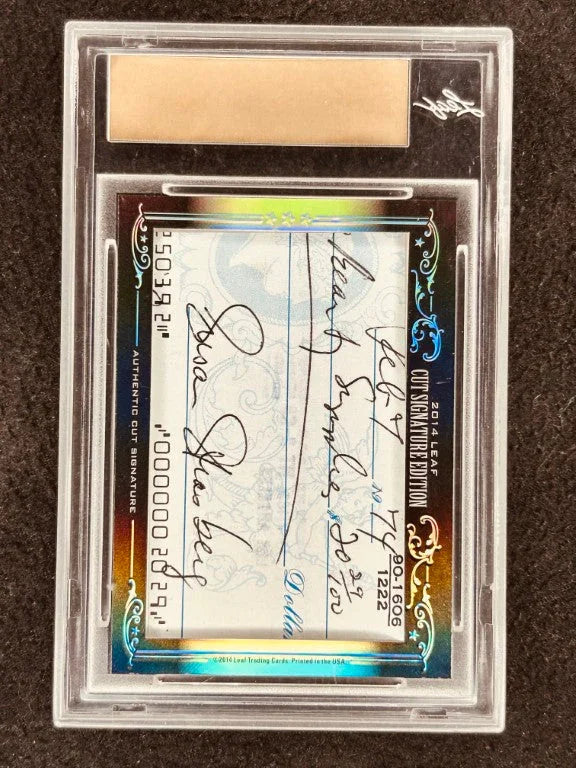 Bruce Dern & Susan Strasberg 2014 Leaf Cut Signature Edition card 1/1 Psych Out - AutographsForSale.com