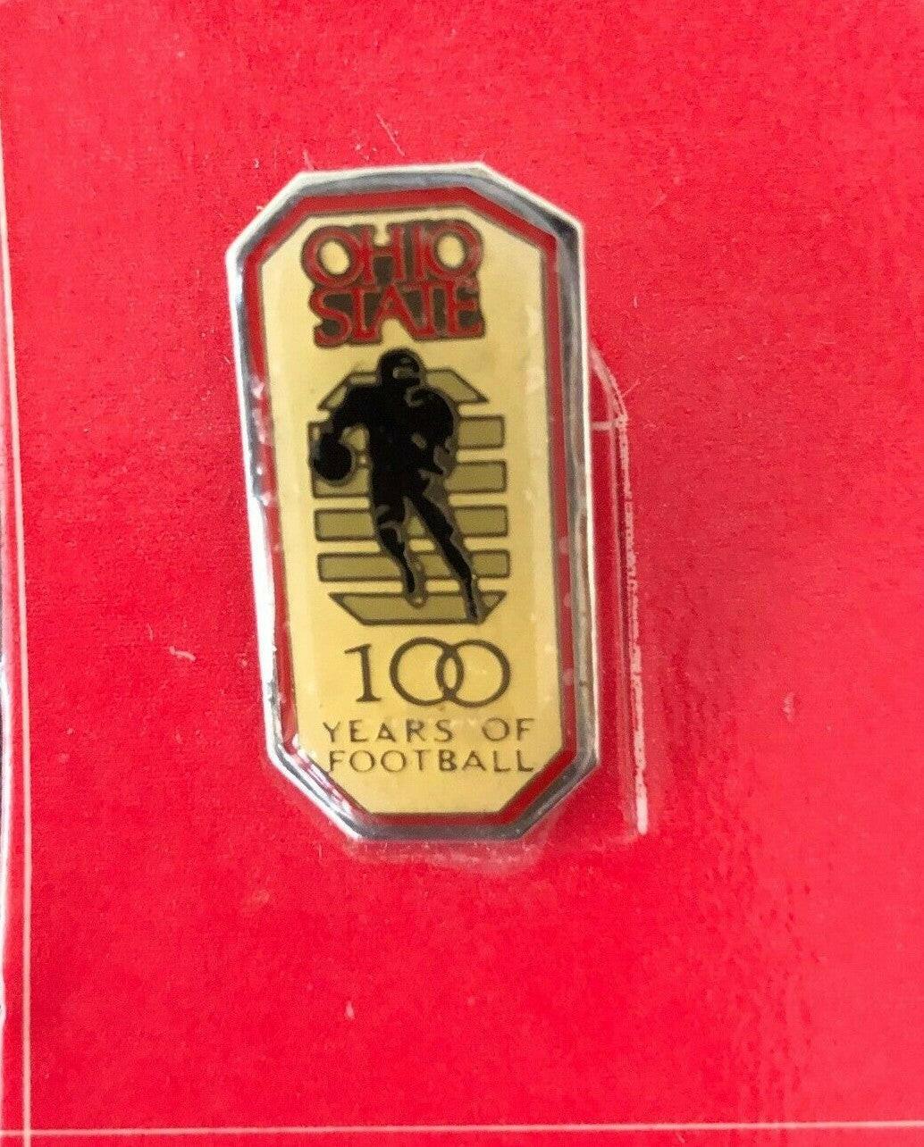 Ohio State Buckeyes 100 Years of Football lapel pin - AutographsForSale.com