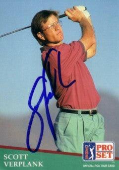 Scott Verplank autographed 1991 Pro Set golf card - AutographsForSale.com