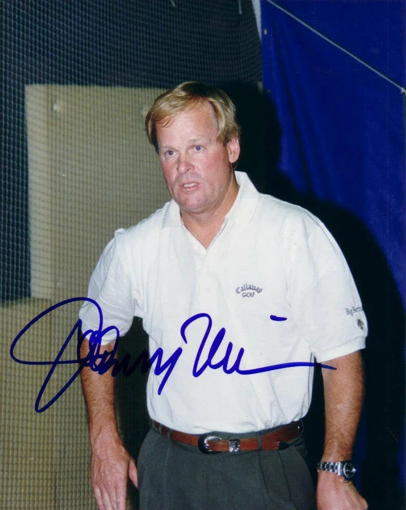 Johnny Miller autographed 8x10 golf photo - AutographsForSale.com