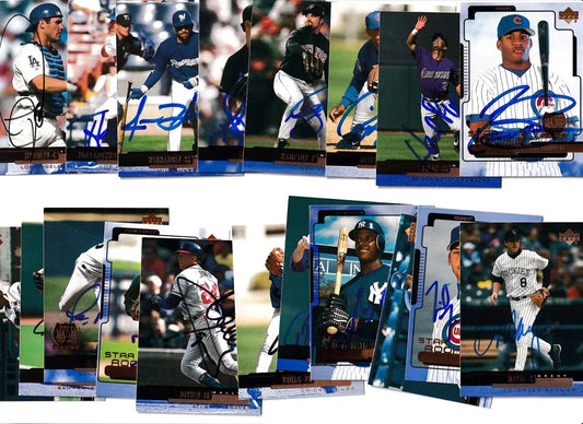 19 signed 2000 Upper Deck cards Mike Hampton Wally Joyner Joe Nathan Greg Vaughn - AutographsForSale.com