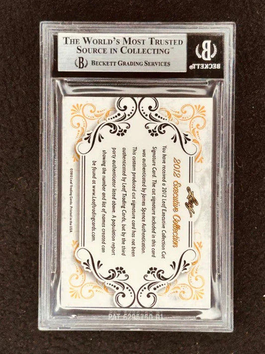 Bob Cousy 2012 Leaf Masterpiece Cut Signature certified autograph card 1/1 JSA Celtics - AutographsForSale.com