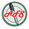 Logo with a black marker pen, red AFS letters, and green circular border, signifying autographs.