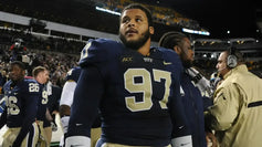 Aaron Donald Pittsburgh Panthers Nike navy blue 2XL jersey - AutographsForSale.com