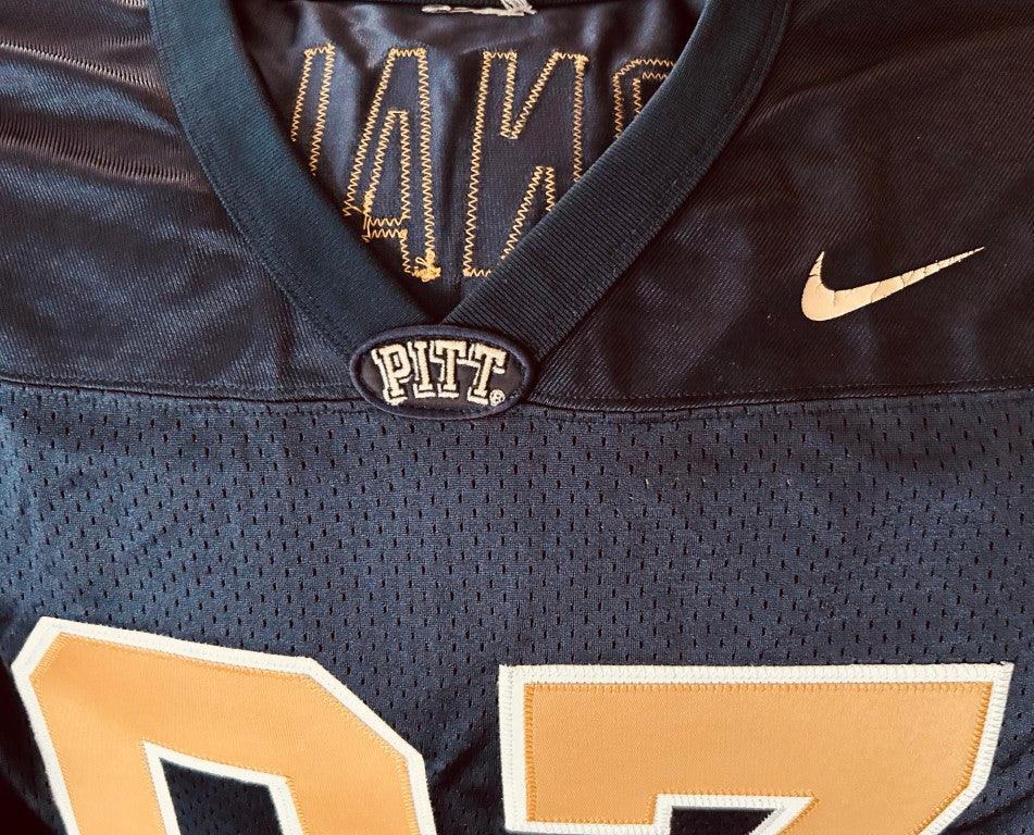 Aaron Donald Pittsburgh Panthers Nike navy blue 2XL jersey - AutographsForSale.com