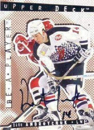 Dave Andreychuk certified autograph 1994-95 Upper Deck Be A Player card - AutographsForSale.com