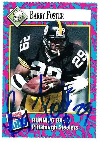 Barry-Foster-autographed-SI-for-Kids-card_66bc0e12-2e01-4875-9cf4-8a3354da261d - AutographsForSale.com