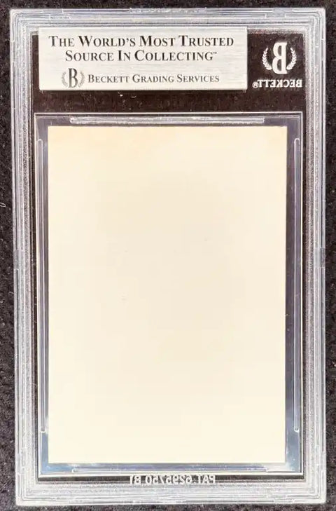 Beckett Grading Services authenticated collectible card slab, trusted source for sports memorabilia
