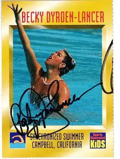Becky-Dyroen-Lancer-autographed-SI-for-Kids-card_e755c34f-9818-41df-81b0-f1730f4561da - AutographsForSale.com