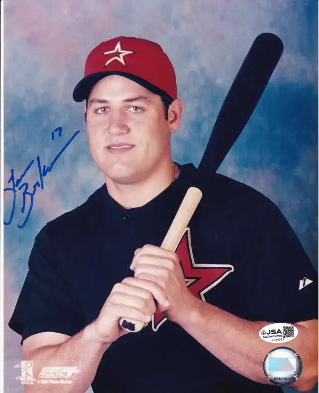 Lance Berkman autographed Houston Astros 8x10 photo JSA - AutographsForSale.com