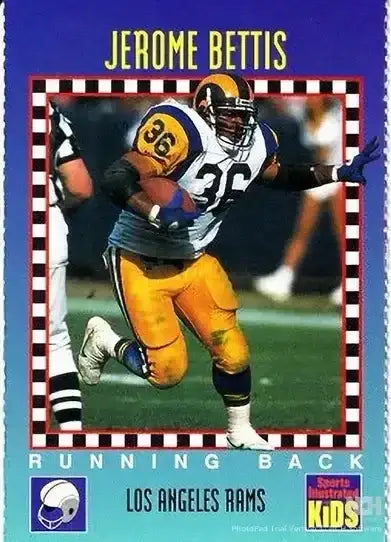Jerome Bettis LA Rams 1994 Sports Illustrated for Kids card - AutographsForSale.com