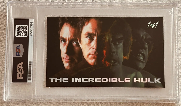 Bill Bixby autograph cut signature Incredible Hulk card 1/1 PSA/DNA - AutographsForSale.com