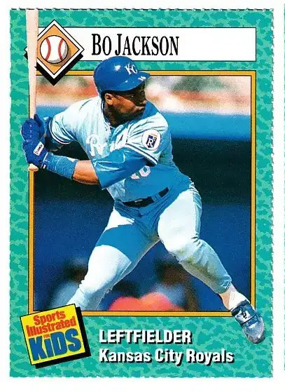 Bo Jackson Royals 1989 Sports Illustrated for Kids card - AutographsForSale.com