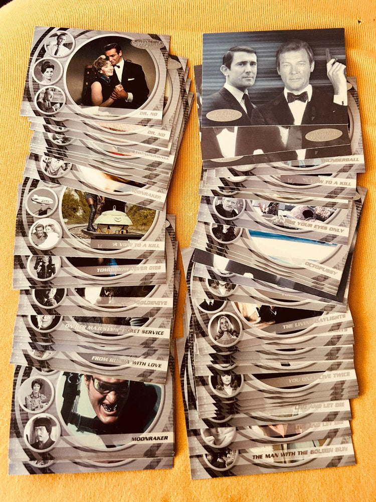 James Bond 40th Anniversary 2002 Rittenhouse partial base card set - AutographsForSale.com