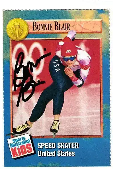 Bonnie-Blair-autographed-SI-for-Kids-card_2513c162-b9aa-45b8-a7c8-87537351b175 - AutographsForSale.com