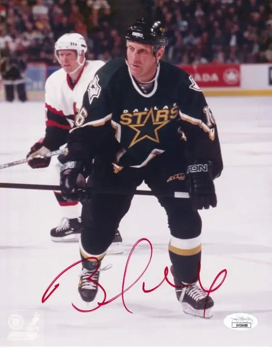 Brett Hull autographed Dallas Stars 8x10 photo JSA - AutographsForSale.com