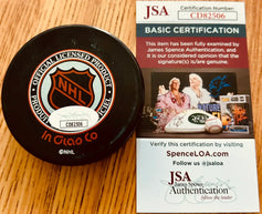 Martin Brodeur signed 1997 NHL All-Star puck JSA NJ Devils - AutographsForSale.com