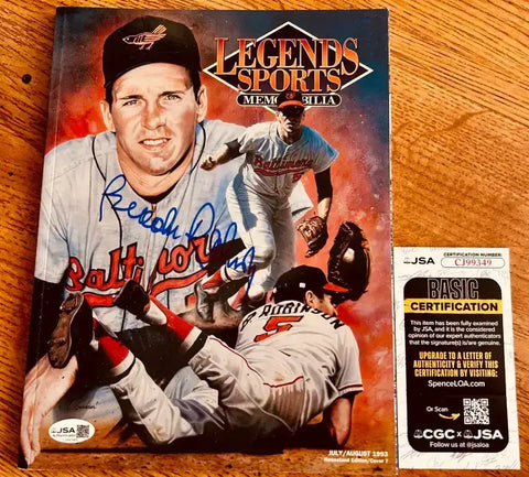 BrooksRobinsonLegendsBlueJSA - AutographsForSale.com
