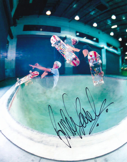 Bucky Lasek autographed 8x10 skateboarding photo - AutographsForSale.com