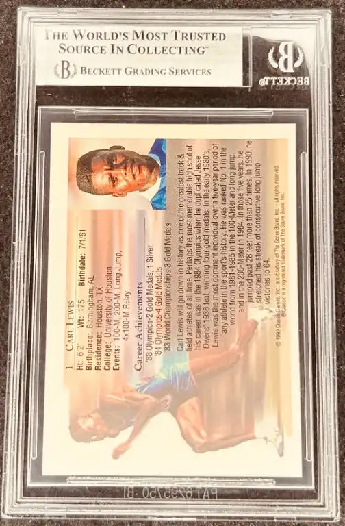 CarlLewis1992ClassicBAS_2 - AutographsForSale.com